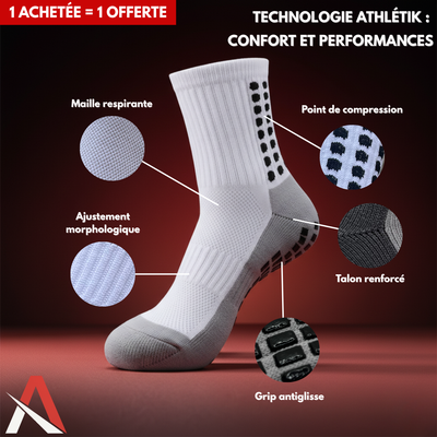 Chaussettes techniques - Grip. Confort. Résistance.