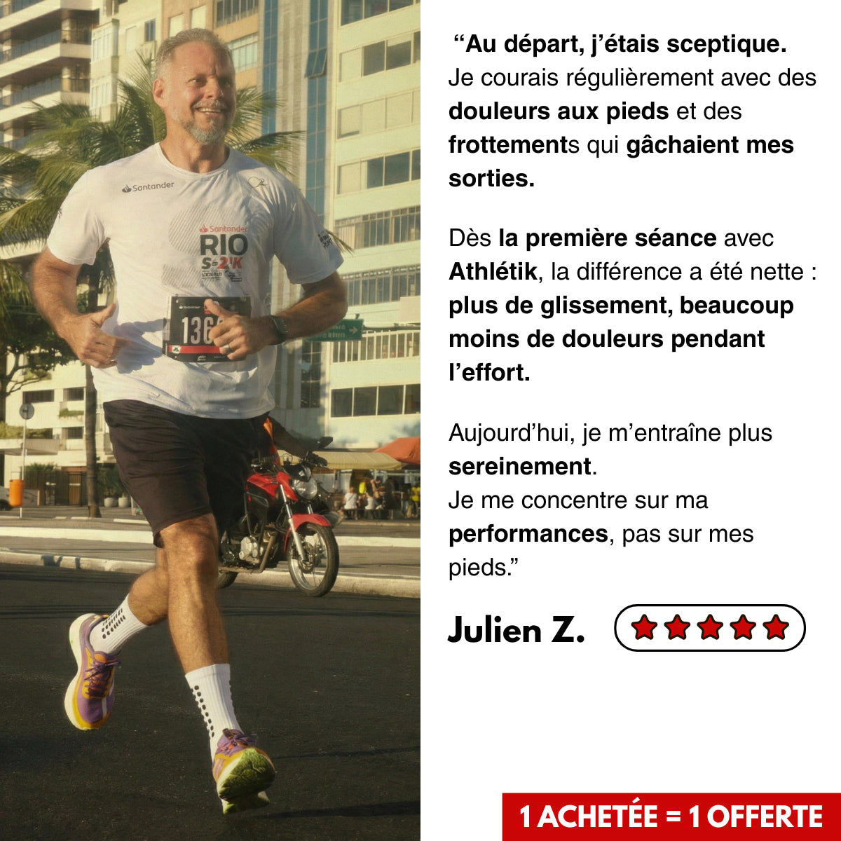 Chaussettes techniques - Grip. Confort. Résistance.