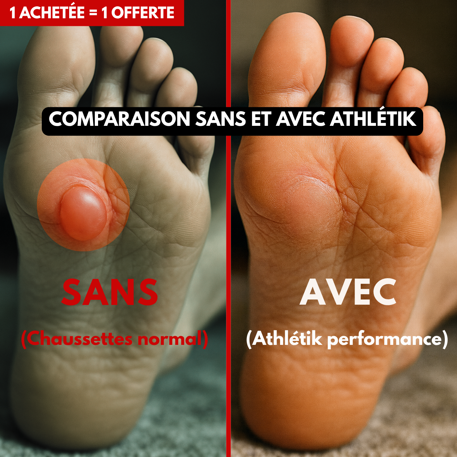 Chaussettes techniques - Grip. Confort. Résistance.