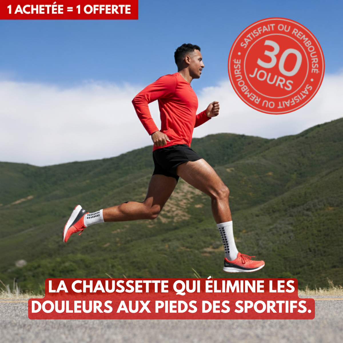 Chaussettes techniques - Grip. Confort. Résistance.